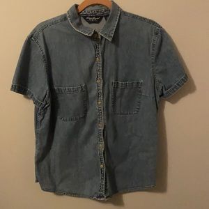 90’s Eddie Bauer Denim Button Up